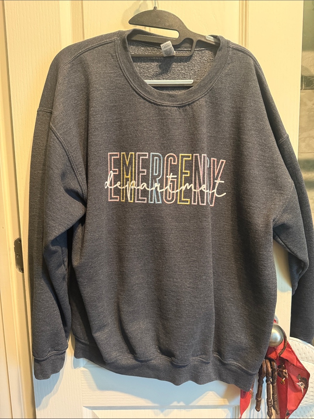 Emergency department grey sweatshirt